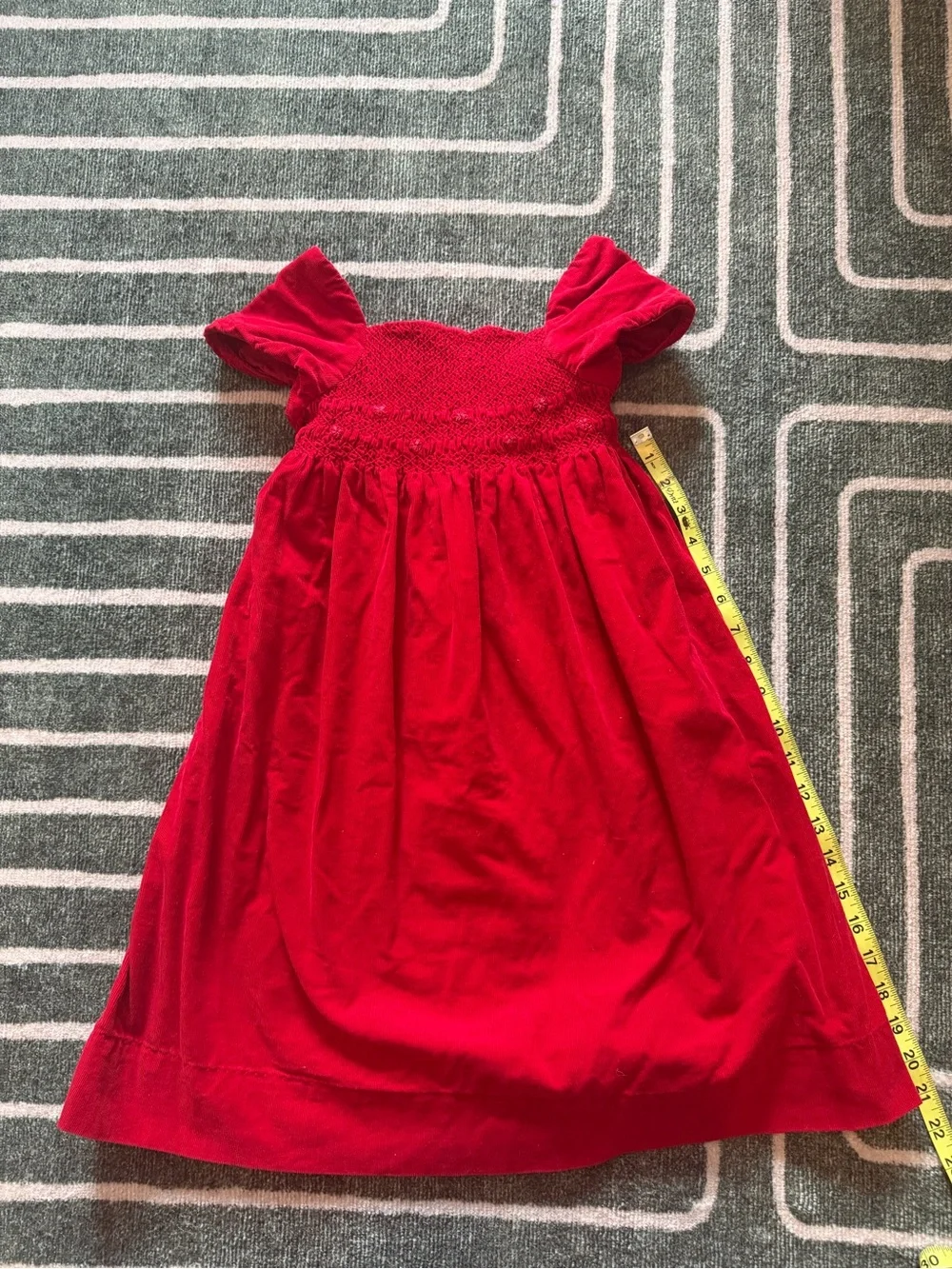 Ralph Lauren Corduroy Smoked Dress